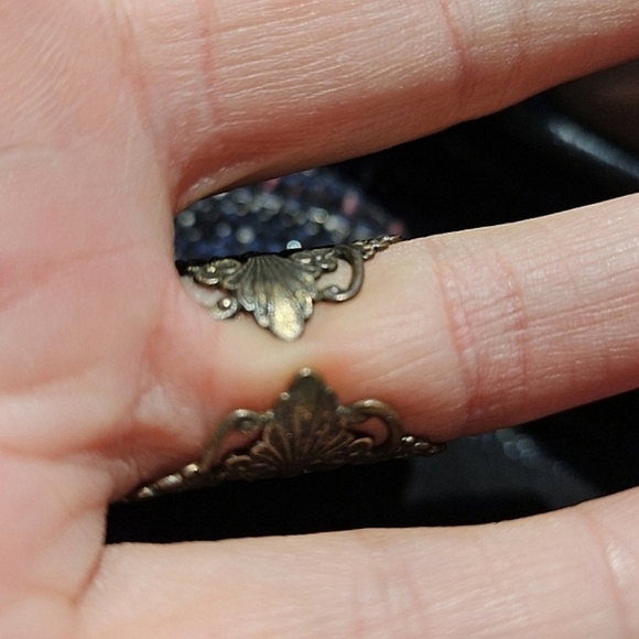 COPY - Antique VRare Rare x3 cameos Slave Bracelet Marked Numerous Places 925 - Picture 7 of 15